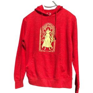 Teepublic Shiny Chariot Hoodie Little Witch Academia Red w/ Yellow Graphic Sz XS